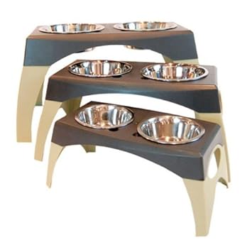 Bergan Elevated Dog Feeder Removable Legs And Stainless Steel
