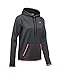 Under Armour Women's Storm Armour Fleece Icon Hoodie, Carbon Heather/Brilliance, Medium