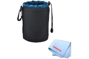 TRONIX Medium Neoprene Soft Lens Pouch For Canon EF-S 18-200mm f/3.5-5.6 IS Lens, Canon EF 28-135mm f/3.5-5.6 IS USM Lens, Canon EF-S 18-135mm f/3.5-5.6 IS Lens, Canon EF-S 17-85mm f/4-5.6 IS USM Lens & More