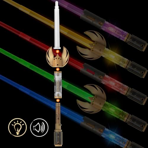 Lightsaber Forge, Sabre Laser de Maître Couleurs de la Force, Sabre Laser électronique avec Lame changeant de Couleur