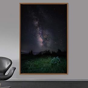 signwin Framed Canvas Wall Art Galaxy Skies Astronomy...