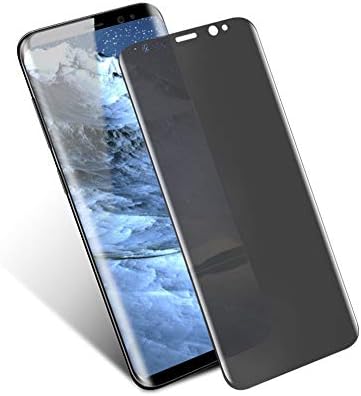 [2 Pack] S9 Plus Privacy Screen Protector,9H Hardness[Anti-Spy][Anti-Fingerprint ][Case-Friendly][3D Coverage][Bubble-Free] Tempered Glass Screen Protector Film Compatible Samsung Galaxy S9 Plus