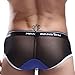 Binmer(TM)Mens Sexy Breathe Underwear Briefs Bulge Pouch Shorts Triangle Underpants (L, blue)