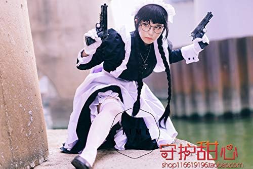 Amazon Kyuucos Black Lagoon クラシカル ロベルタロングメイド服 コスプレ衣装 髪飾り 靴 ウィッグ追加可 コスプレ 仮装 通販