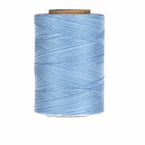 YLI Star Thread V38-0859 3-Ply 30wt T-35 Cotton Quilting & Craft Variegated Thread, 1200 yd, Blue Skies
