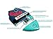 SLYDE Hipster Wedge Body Surfing handboard/Handplane with Embedded Camera Attachment, Leash Plug and Adjustable handstrap (Blue,Green,red)