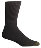 Gold Toe Men's Cotton Crew Athletic Sock, 3-Pack