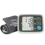Fam-health Automatic Digital Upper Arm Blood Pressure Monitor Clinically Validated Sphygmomanometer FDA Approved (white)