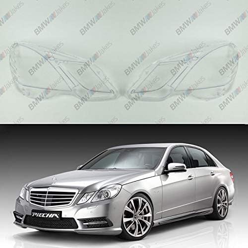 Headlight Lens Covers Replacement for E-Class W212 (2009-2013) Before Facelift PAIR (L+R)