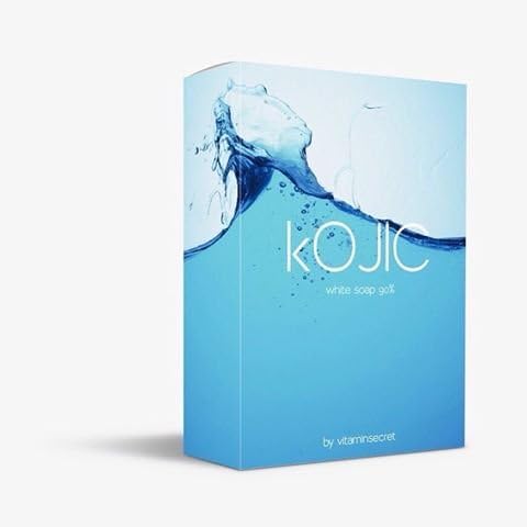 NEW !! KOJIC WHITE SOAP 90% BY VITAMINSECRET 80G. WHITENING BRIGHTENING AURA HEALTHY SKIN
