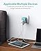 Xcentz Universal Travel Power Adapter, 4-USB 4.8A Wall Charger AC Plug, Travel Accessories Essentials Gifts for Women Girl Worldwide Power Adapter for EU UK AU US Cell Phone Tablet Laptop