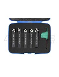 accusizetools 5 pcs set 5 16" indexable carburo Insertar Herramienta Bits de inflexión, # 2380 5042