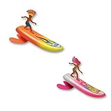 Surfer Dudes Wave Powered Mini-Surfer and Surfboard Beach Toy - 2 Pack - Sam and Bobbi