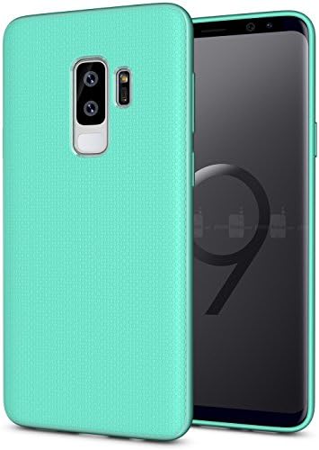 Galaxy S9 Plus Case, URMax Ultra [Slim Thin] [Rugged] Anti-slip Flexible TPU Gel Rubber Soft Skin Silicone Protective Case Cover for Samsung Galaxy S9 Plus - (Mint)