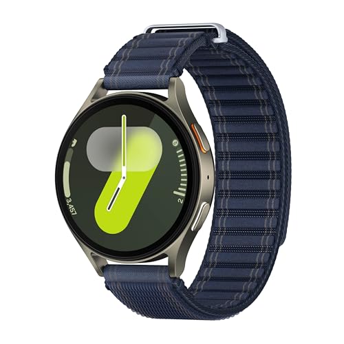 Photo 1 of SAMSUNG Galaxy Watch 7 Bespoke Edition 44mm Bluetooth AI Smartwatch w/Energy Score, Wellness Tips, Heart Rate, Sleep, Fitness Tracker, Navy Fabric Brand, Green, US Version, 1Yr Manufacturer Warranty