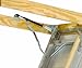 Louisville Ladder AA229GS Elite Aluminum Attic Ladder 350 Pound Capacity 22.5-Inch by 54-Inch Opening Ceiling Height 7-Foot-9-Inches to 10-Foot