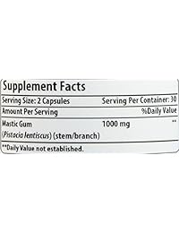 Amazing Nutrition Mastic Gum 500 Mg - Apoya la salud gastrointestinal y oral - Natural y seguro...