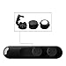 TedGem Upgraded Magnetic Cable Clips, Multipurpose Magnetic Cable Organizer, Desktop Cord Management with 3-Pack Cable Buckles - for Cell Phone Cable, Magnetic Black