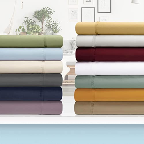 SUPERIOR 1200 Thread Count 100 Egyptian Cotton, Soft and Breathable, 2
