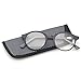 Kerecsen 3 Pack Vintage Metal Round Reading Glasses Classic Wood-Look Readers
