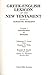 Greek-English Lexicon of the New Testament Based on Semantic Domains (2 Vols.)