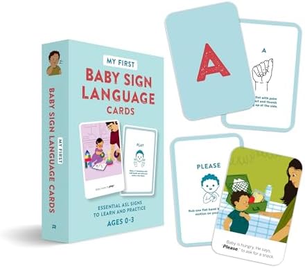 US盤BABYL サインカード付 MOA-L ver. Amazon.com: Baby Sign Language Flash Cards: A 50-Card Deck