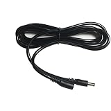 Hanvex HDCX6T 6ft 2.1mm x 5.5mm DC Power Adapter Extension Cable, 18AWG Heavy Duty Cord for 12V, 24V Wireless Camera, LED, and More