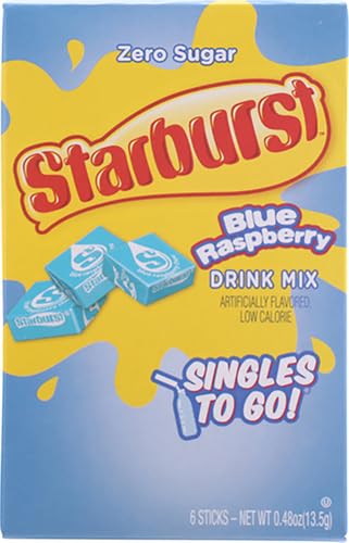 STARBURST SINGLES TO GO BLUE RASPBERRY DRINK MIX