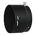 Haoge LH-B61F Metal Lens Hood Shade for Olympus M.ZUIKO Digital ED 75mm F1.8 Lens Black Replaces Olympus LH-61F