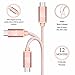 LAX Gadgets Durable Nylon Braided Tangle Free 2.0 Micro USB Android Charging and Data Sync Cable for Samsung, HTC, Motorola, Nokia, Kindle, MP3, Tablet and More[10 Feet-Rose Gold]