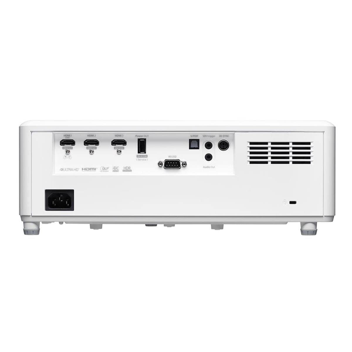 Optoma UHZ45 4K UHD Laser Home Theater and Gaming Projector | 3,800 Lumens for Lights-On Viewing | 240Hz Refresh Rate and Ultra-Low 4ms Response Time, White
