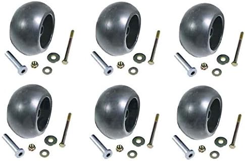 Set of 6 Plastic Deck Wheel Kit Exmark 103-3168 103-4051 1169981 ,-WH#G4832 TYG43498TY4-U572287