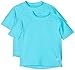 i play. by green sprouts Baby Short Sleeve Rashguard Shirt, Dark Aqua, 6 Months