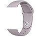 FanTEK Soft Silicone Sport Style Replacement iwatch Strap for Apple Wrist Watch 38mm Models - Small/Medium - Lavender