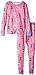 Disney Cuddl Duds Pink Frozen Toddler Girls' Essential Long Underwear Set