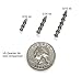 (10 Pack) - Harmony Fishing Company Tungsten Nail Weights [Select Size] (Lead-Free/No Lead Nail Weights for Neko/Wacky Rig Fishing) (Natural, 1/32oz)