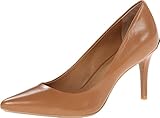  Calvin Klein Women's Gayle Pump, Caramel Leather - 6 B(M) US