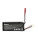 Boldclash 3Pcs 7.4V 15C 610mAh Lipo Battery with 1 to 3 Charger Cable & Charger Adapter for Hubsan X4 H502S H502E