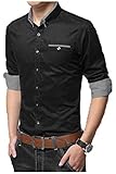 IndoPrimo Men's Cotton Casual Shirt for Men Full Sleeves