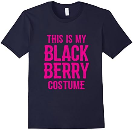 Mens Blackberry Fruit Costume Tshirt Funny Easy for Halloween 3XL Navy