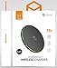 Mcdodo LED Wireless Fast Charger Charging 10W Pad for iPhone X, 8/8 Plus, Nexus 5/6 / 7, and Other Devices, Provides Fast-Charging for Galaxy S8/ S8+/ S7 / S7 Edge / S6 Edge+, and Note 5 (Black)