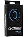 Doc Johnson OptiMALE - Tapered C-Ring - Stretchy Silicone - 40mm Unstretched Inner Diameter - Rounded Edges - Won't Dig Into Skin - Black