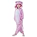 Newcosplay Unisex Children Pink Pig Pyjamas Halloween Costume (8-height 53-55