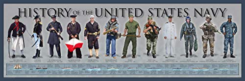 History of The United States Navy Print - 11 3/4