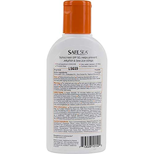 Safe Sea Anti-jellyfish Sting Protective Lotion - Sunscreen - Sunblock - Sea Lice - Jelly Fish (SPF5 - //coolthings.us