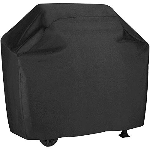 EASYBUYTECH Waterproof BBQ Grill Cover Barbeque Cover Anti Dust Rain UV for Gas Charcoal Electric Barbecue Accessories Outdoor Garden, 145x61x117cm