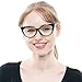 SOOLALA 3-Pair Value Pack Fashion Designer Cat Eye Reading Glasses for Womens, 1.75D