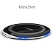 Wireless Charging, PLESON Wireless Charger [Ultra Slim] [Sleep-Friendly] Qi Wireless Charging Pad Stand for Samsung Galaxy S9 Plus S9+ S9 Note 8/5 S8 Plus S8+ S7 Edge S6 Edge Plus iPhone X 8 Plus 8