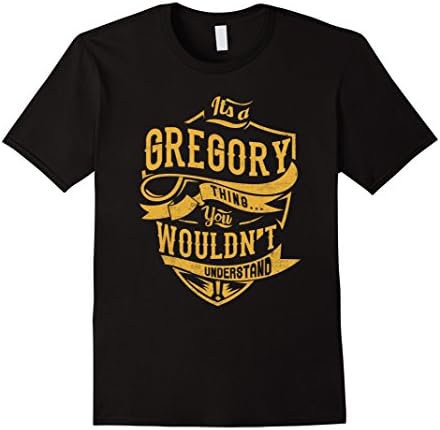 Men's ITS A GREGORY THING, YOU WOULDNT UNDERSTAND Medium Black