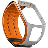 TomTom 9URE.001.02 Fitness Tracker Accessory for Spark Watches Light Grey / Orange, Small
